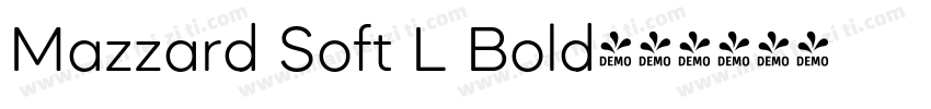 Mazzard Soft L Bold字体转换